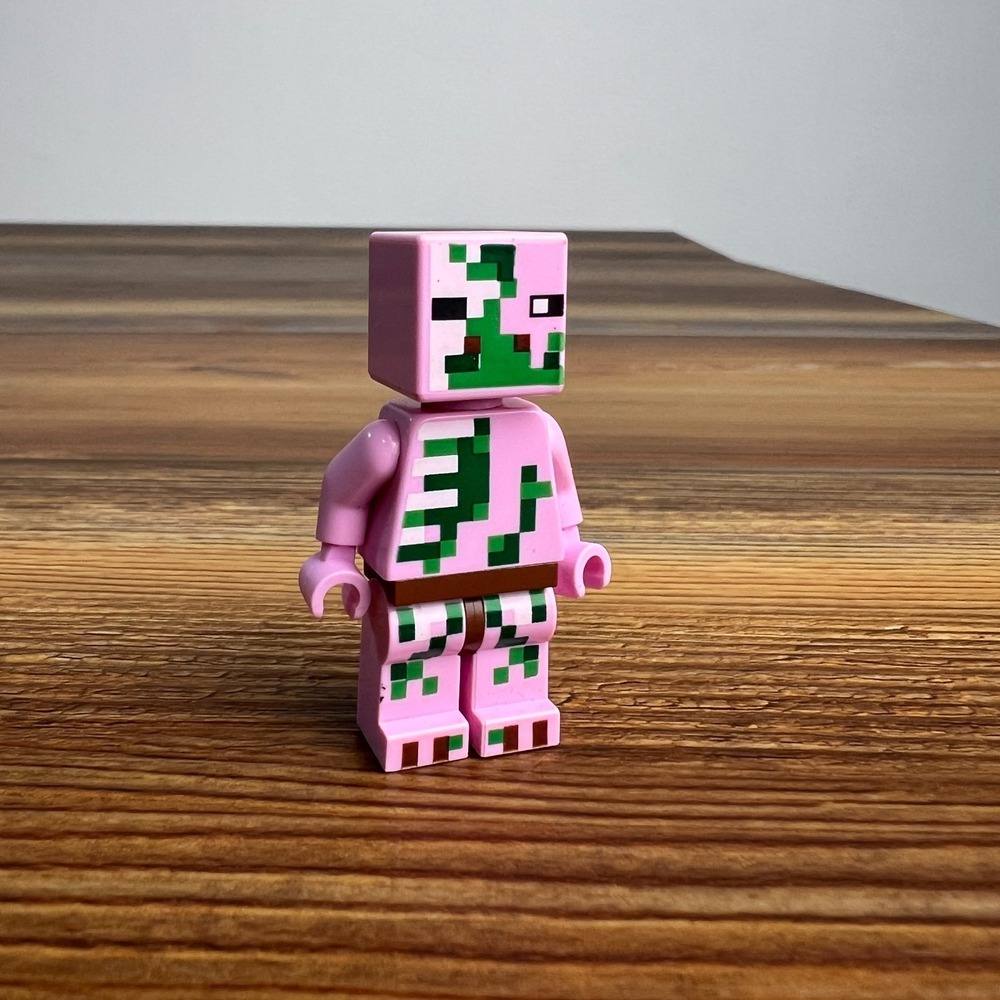 LEGO Minecraft Baby Zombie Pigman Minifigure min058 The Nether Portal 21143 VGC